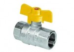 Kulový kohout plyn MS 221G  1" FF motýl MS221G-25