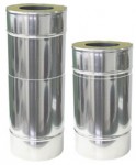 Komín KFV 225mm Trubkový díl teleskopický 400-500mm 
